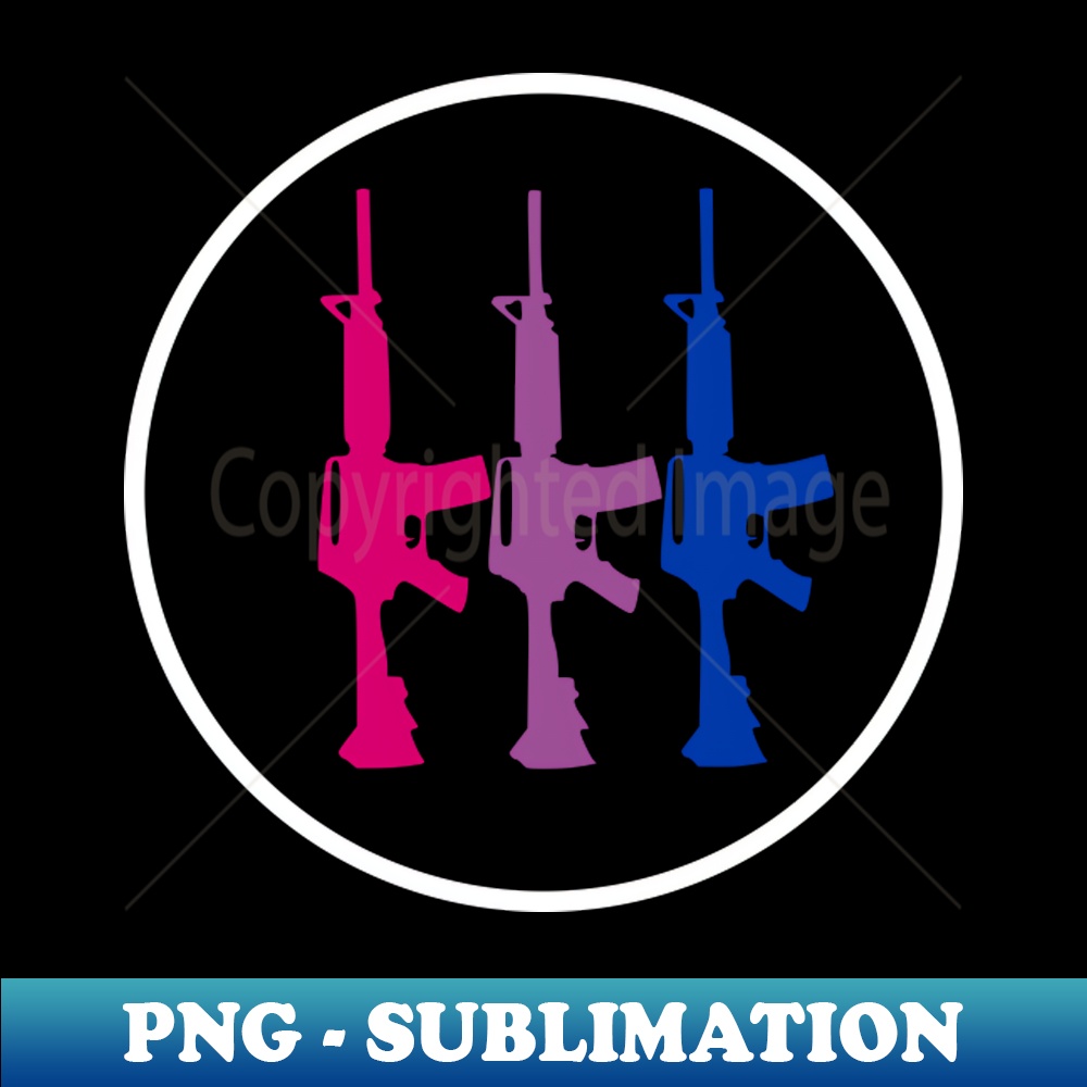 Bisexual Pride Flag Rifles - PNG Transparent Digital Downloa | Inspire ...