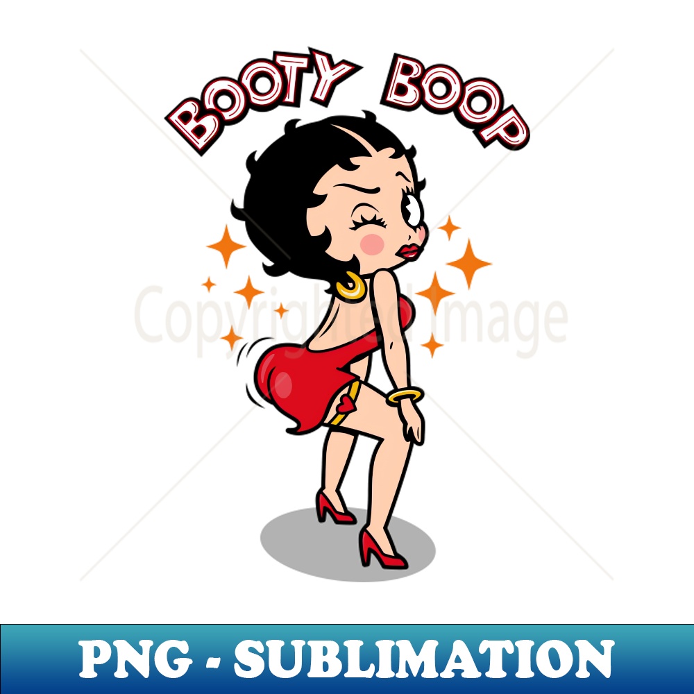 Funny Twerking Big Booty Butt Cartoon - Premium PNG Sublimat - Inspire