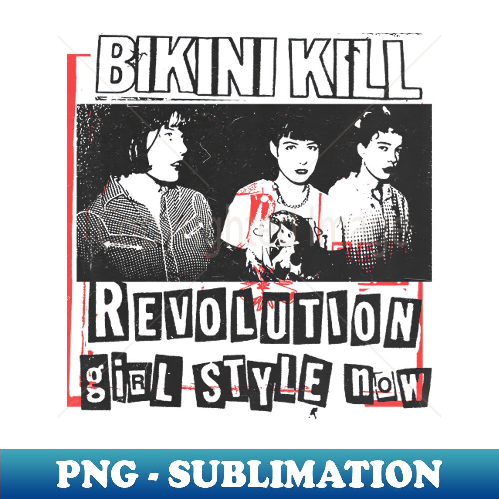 Bikini Kill Fanart Png Transparent Sublimation File Spi Inspire