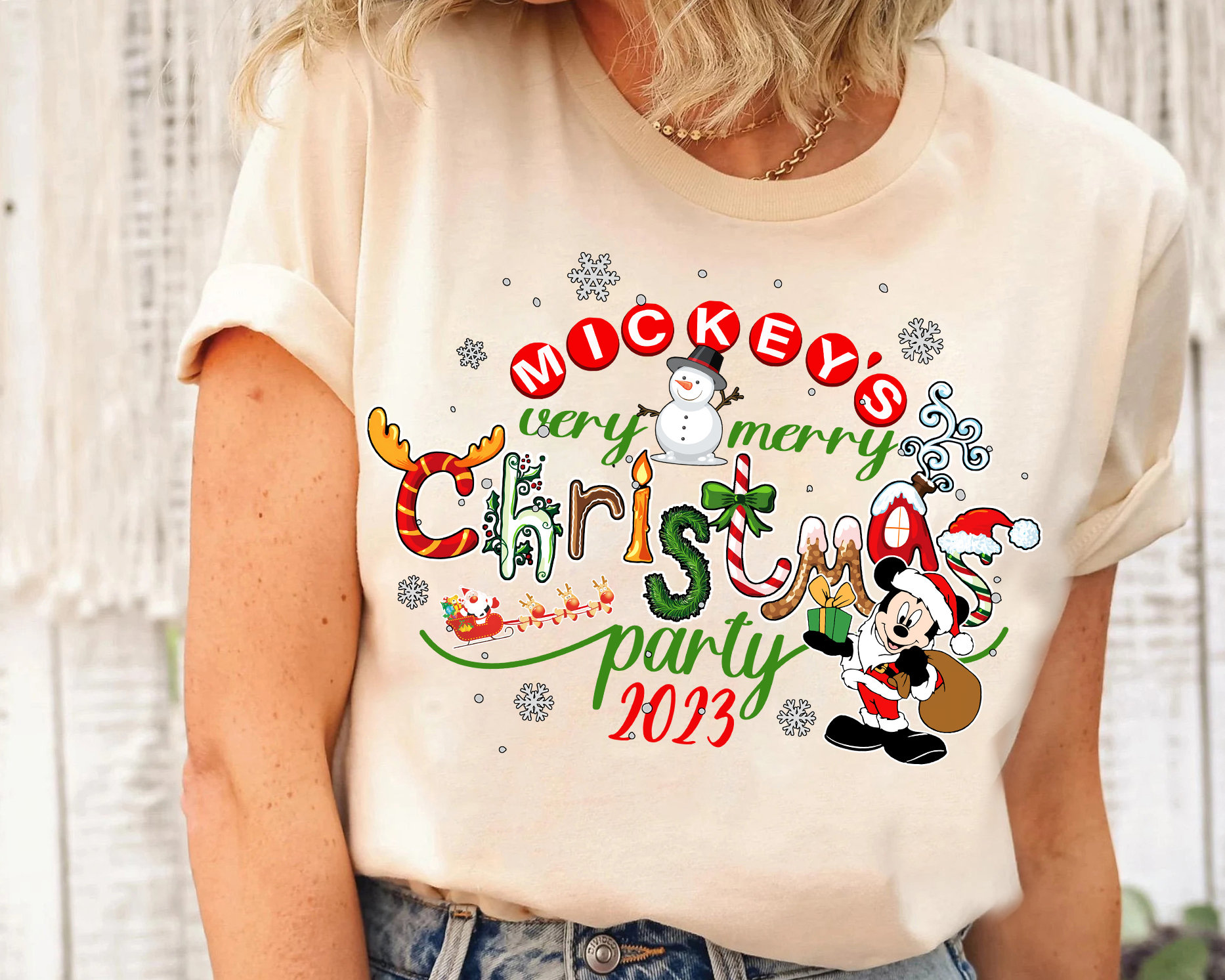 Mickeys Very Merry Christmas Party 2023 Shirt, Disney Christ Inspire