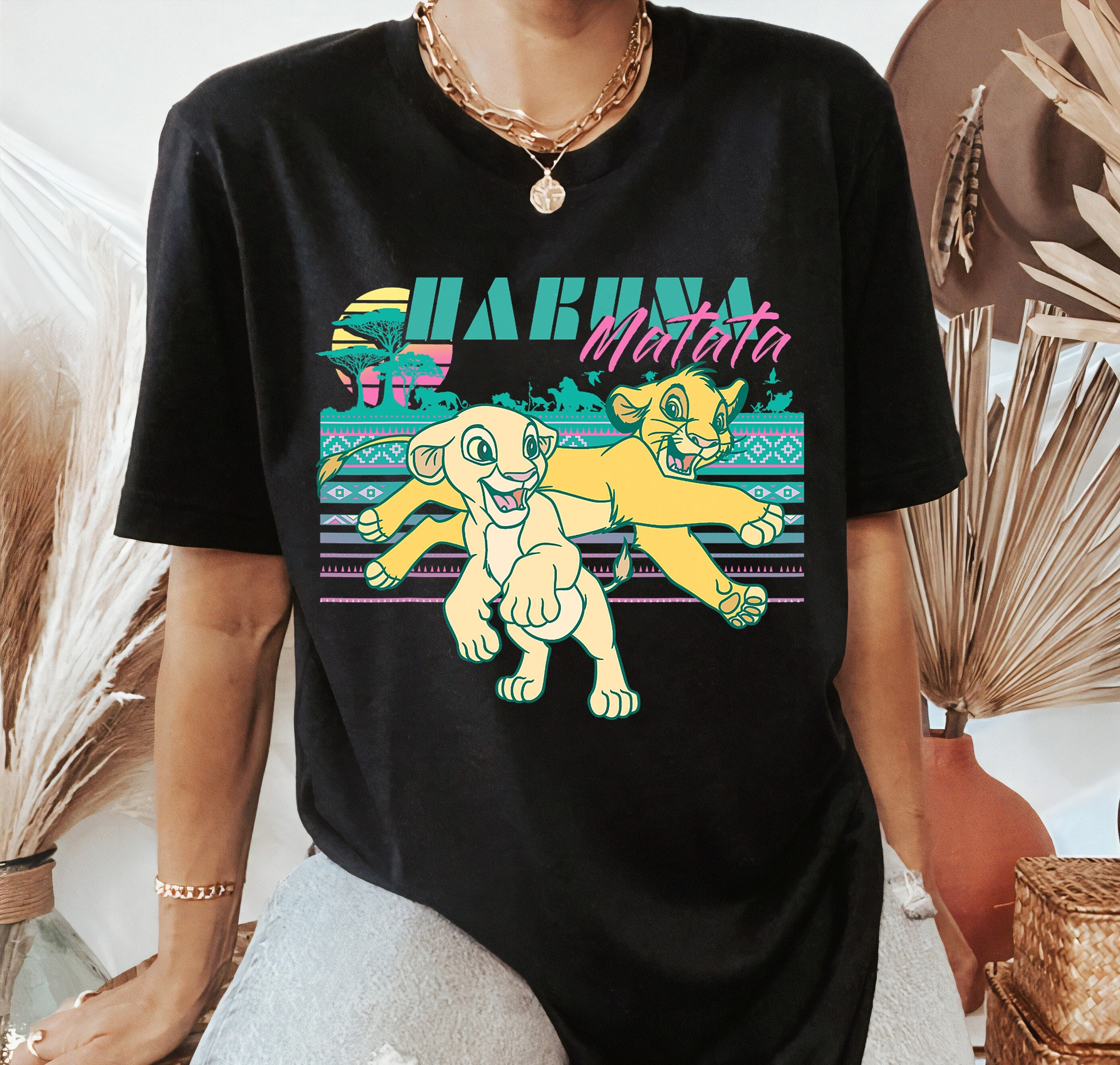 Disney Lion King Retro Simba Nala 90s Hakuna Matata TShirt Inspire Disney Lion King Retro Simba Nala 90s Hakuna Matata TShirt Inspire