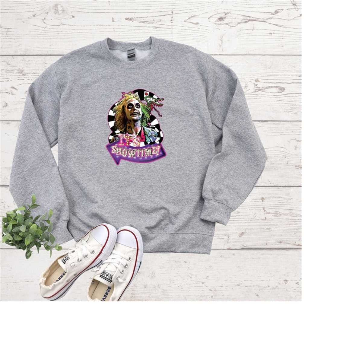 Halloween Beetlejuice It's Showtime Shirt, Horror Movie Char Inspire