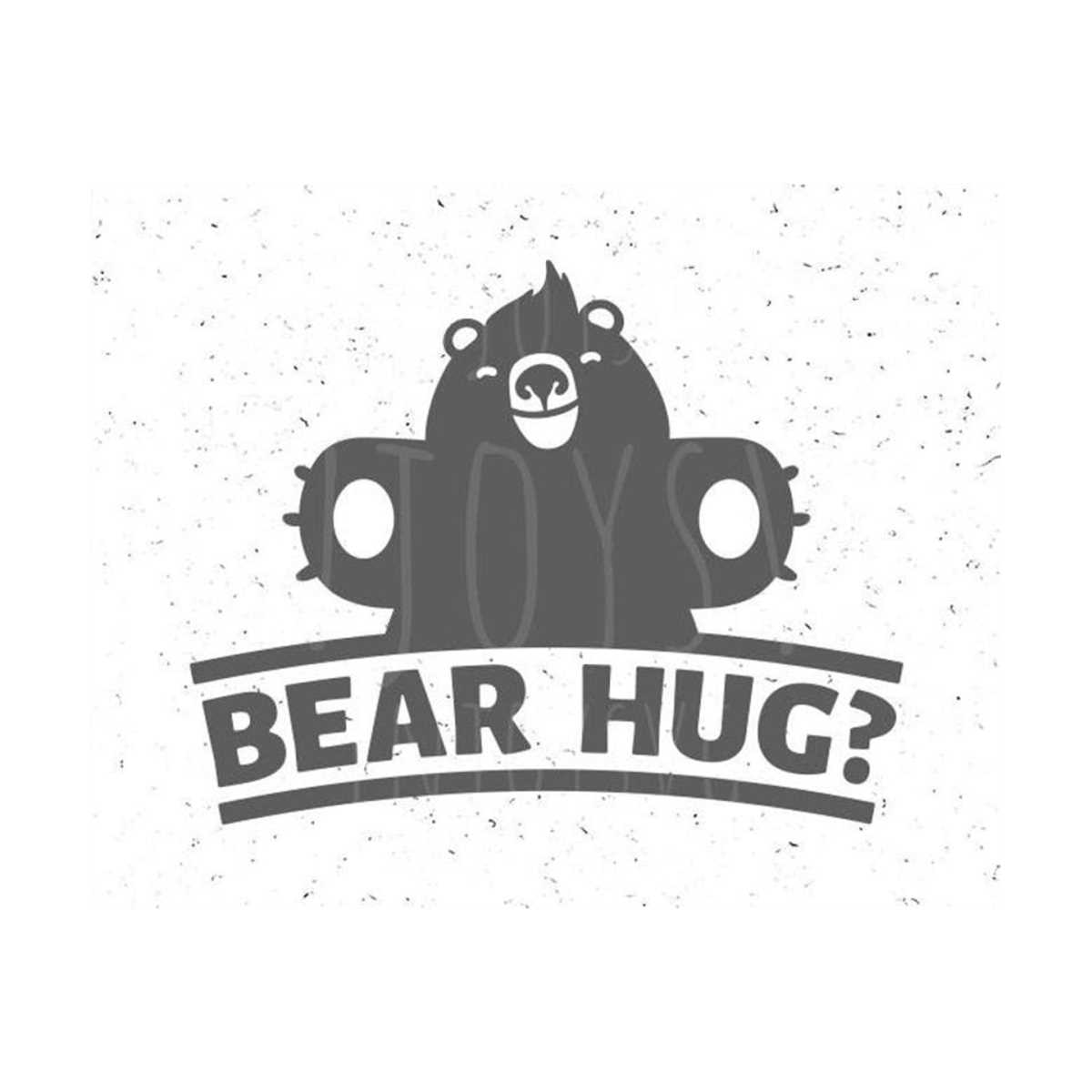 bear hug svg file - Inspire Uplift