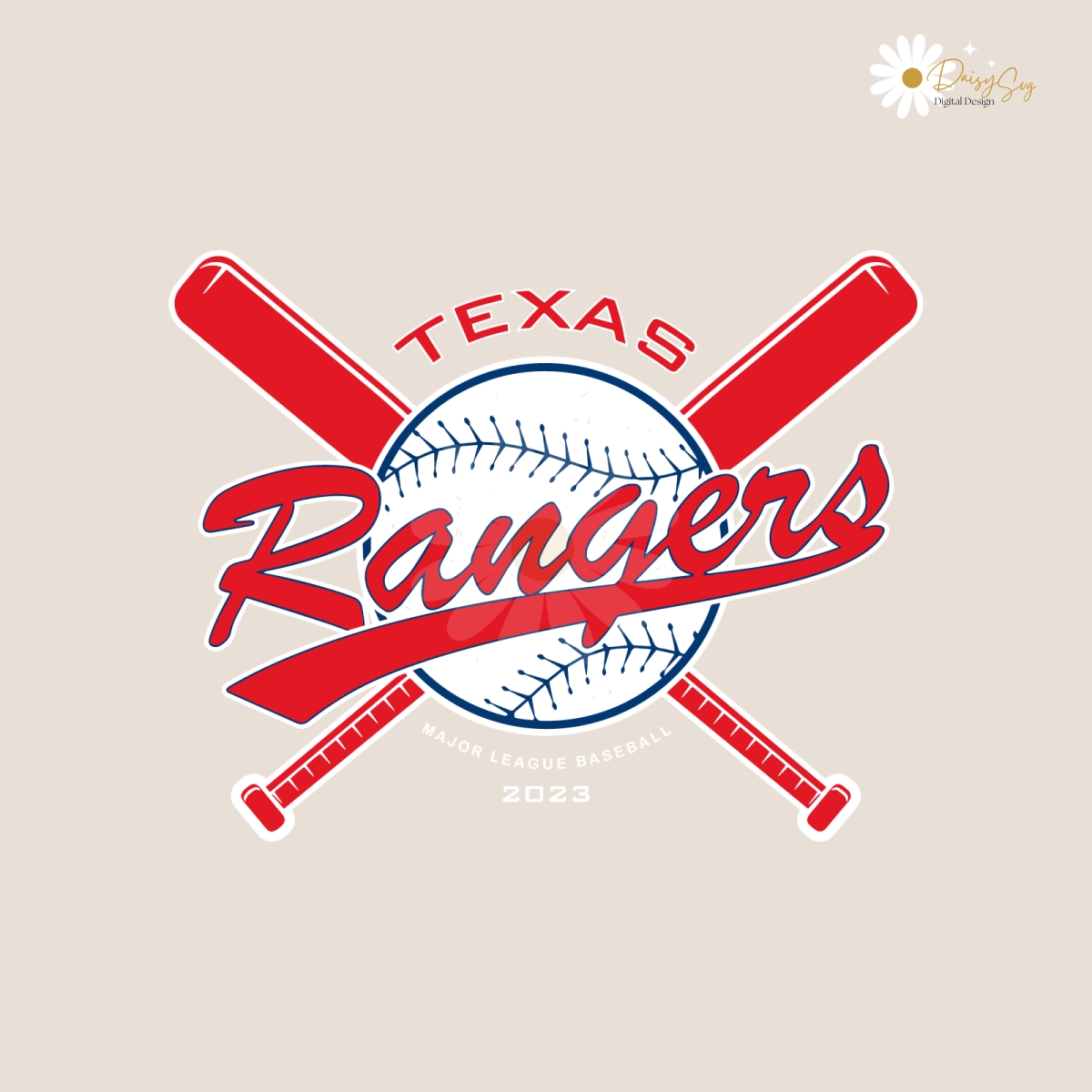 Texas Rangers Baseball MLB Team SVG Cricut Files - Inspire Uplift