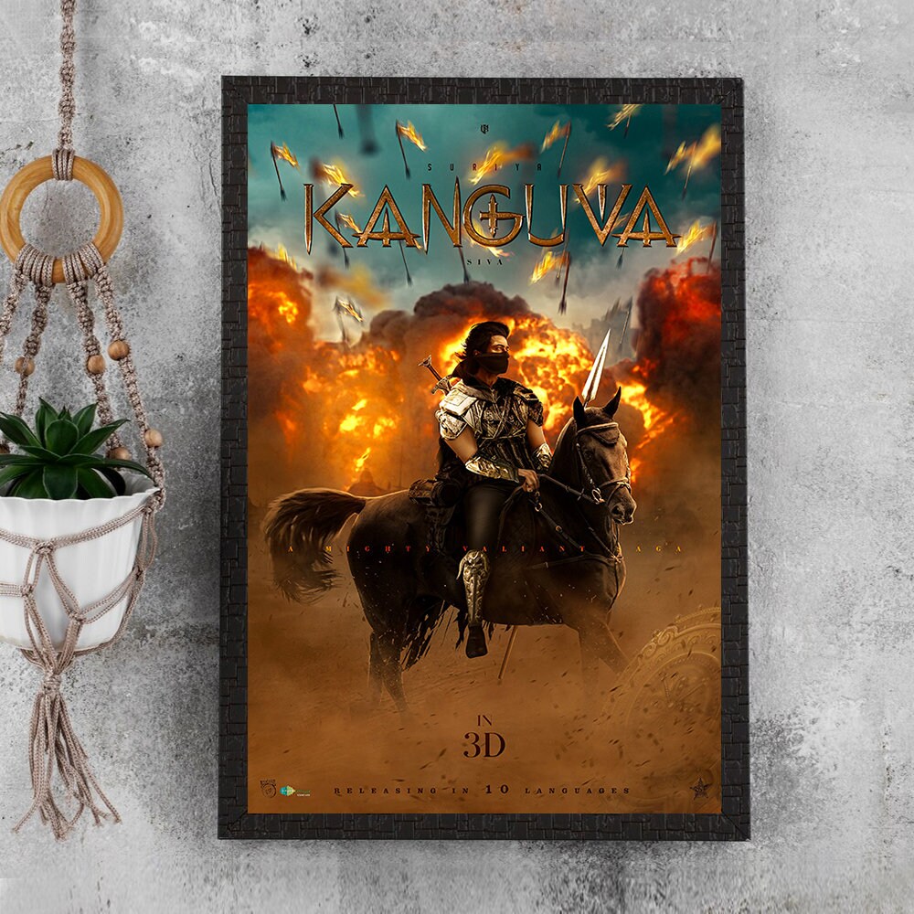 Kanguva 2024 Movie Poster - Waterproof Canvas Film Poster - - Inspire ...