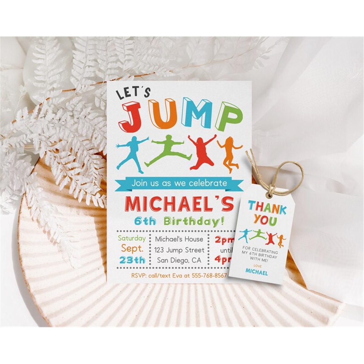 Jump Birthday Invitation Jump Birthday Party Invitation Tram Inspire Uplift