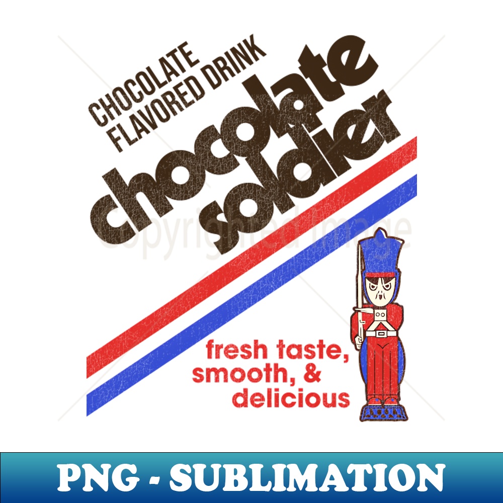 Chocolate Soldier 80s Can Label PNG Transparent Sublimatio Inspire