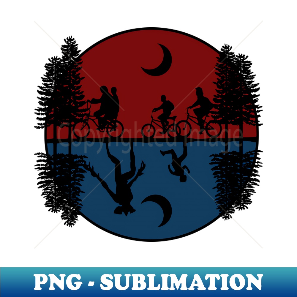 Stranger Things silhouette - PNG Transparent Digital Downloa - Inspire ...