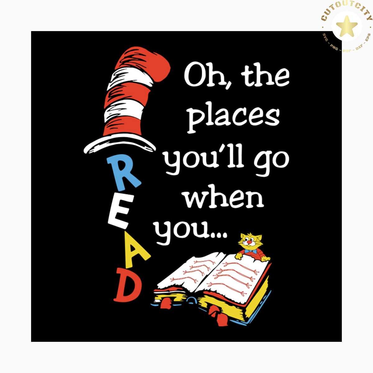 Oh the places you'll go when you svg, trending svg, dr seuss | Inspire ...