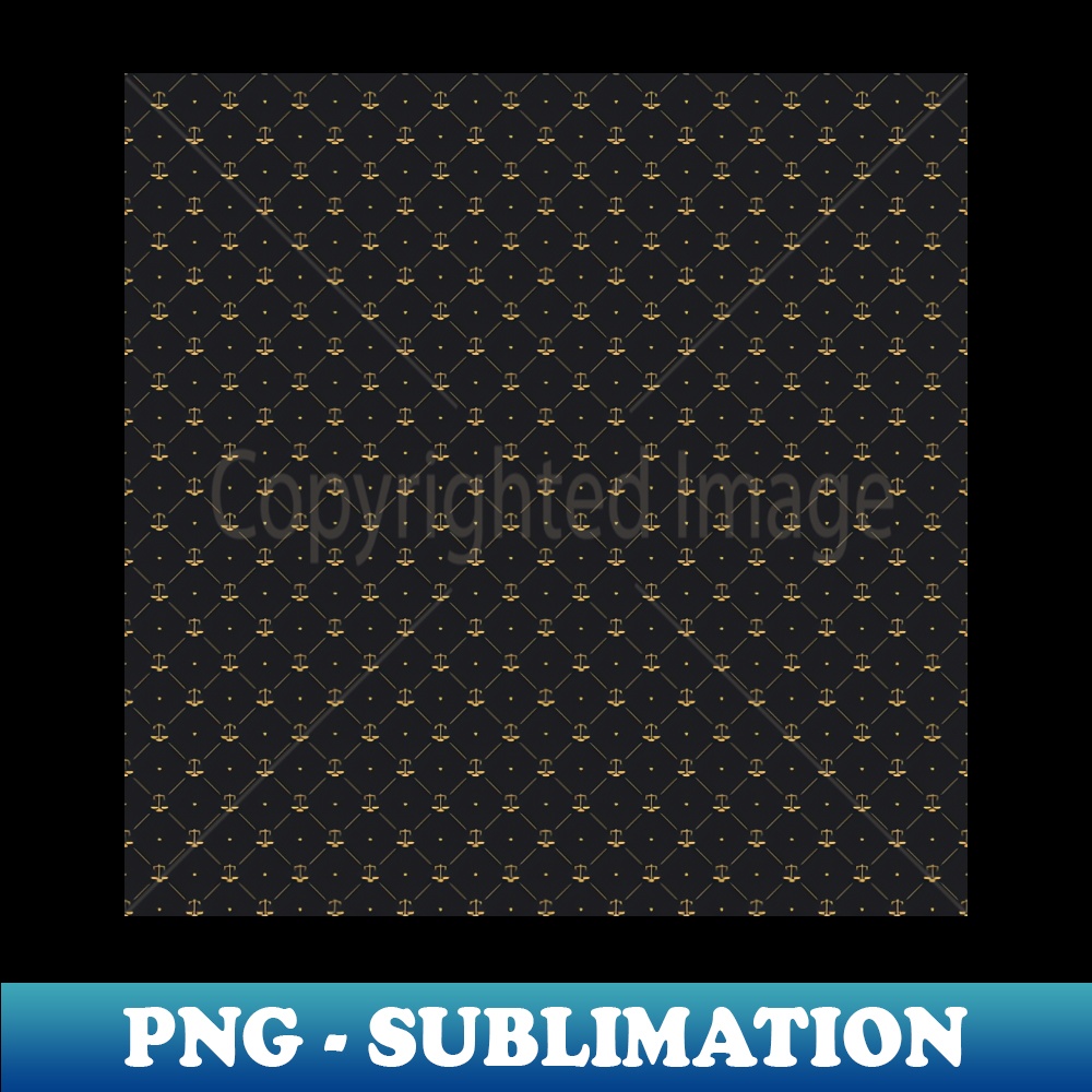 Lux Faux Gold Scales Of Justice in Cross-Hatch Diamonds on R | Inspire ...