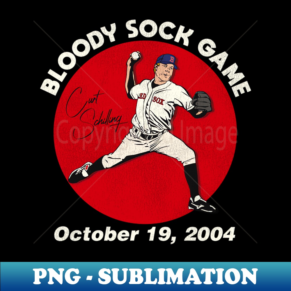 The Schilling Bloody Sock Game HighResolution PNG Sublima Inspire