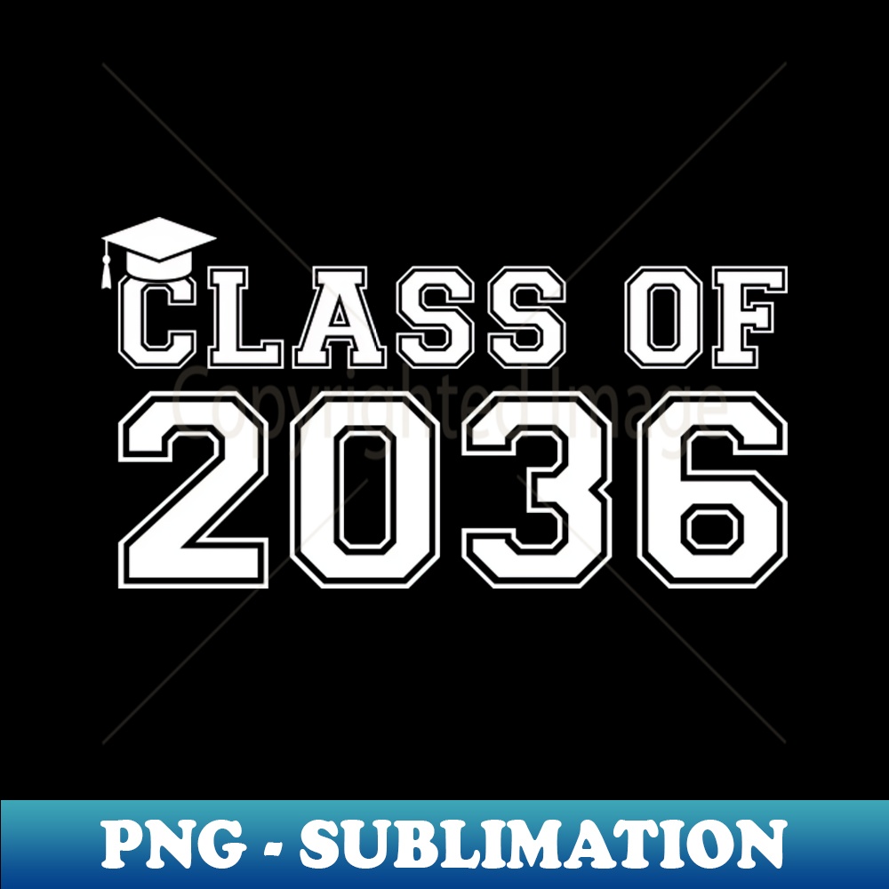 Class of 2036 Kindergarten - Artistic Sublimation Digital Fi - Inspire ...