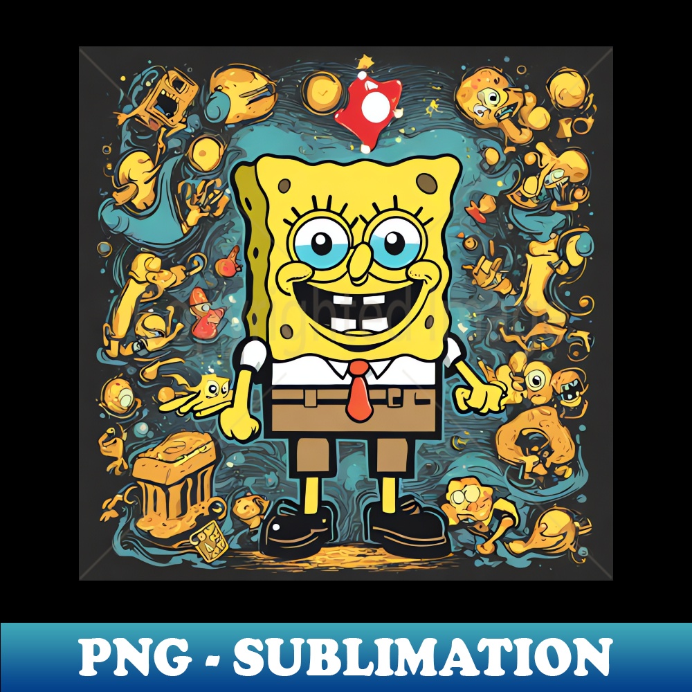 Spongebob V5 - PNG Transparent Digital Download File for Sub - Inspire ...