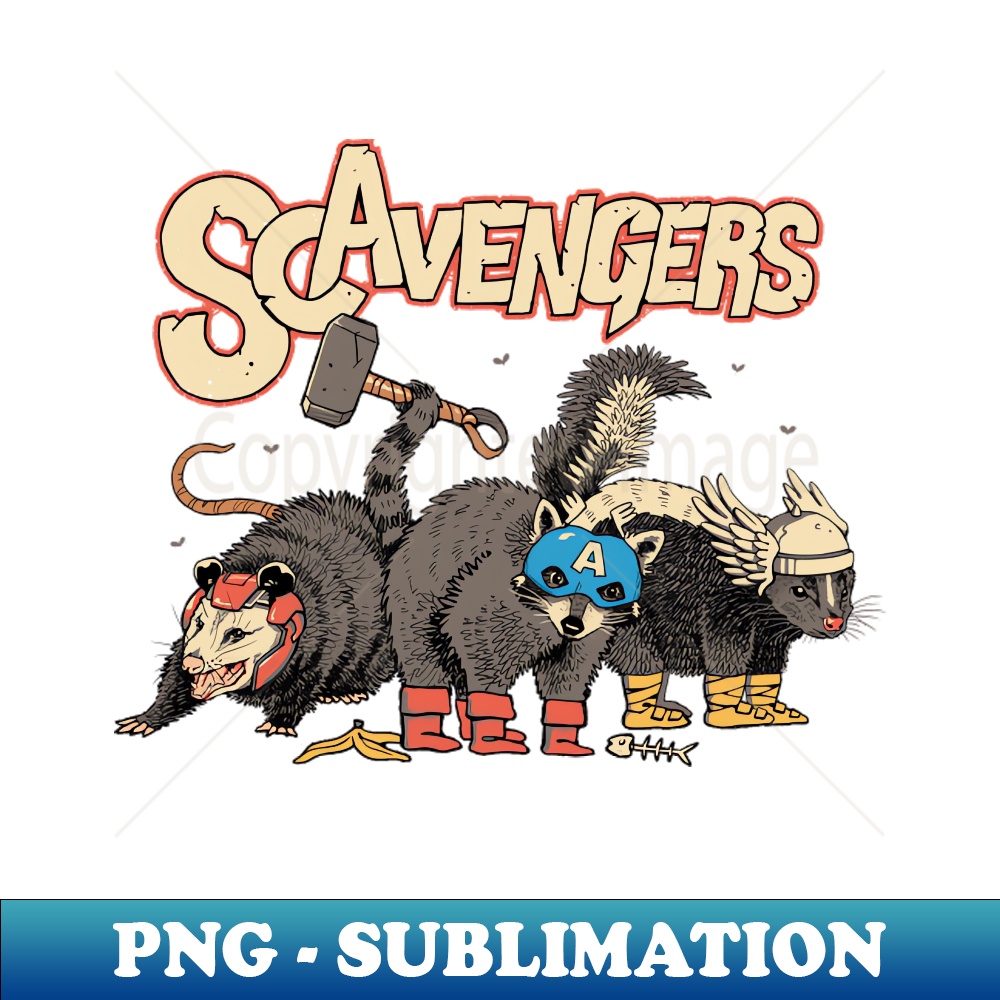 Scavengers Assemble - Exclusive Sublimation Digital File - I | Inspire ...