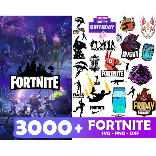 Fornite SVG, Fornite Symbol, Fornite Clipart, Fortnite Logo, - Inspire ...