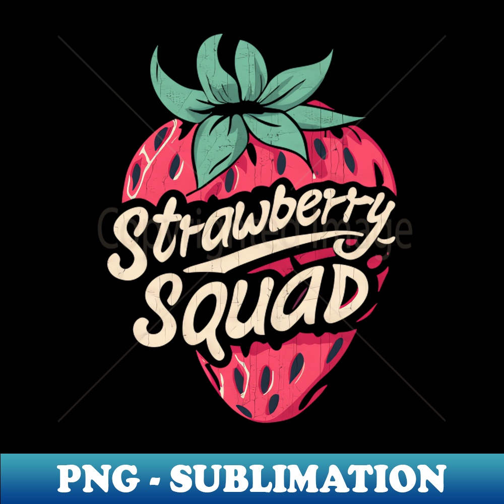 Strawberry Squad - Aesthetic Sublimation Digital File - Enha - Inspire ...