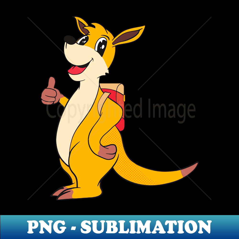 Cartoon kangaroo kids school australia png transparent sub inspire