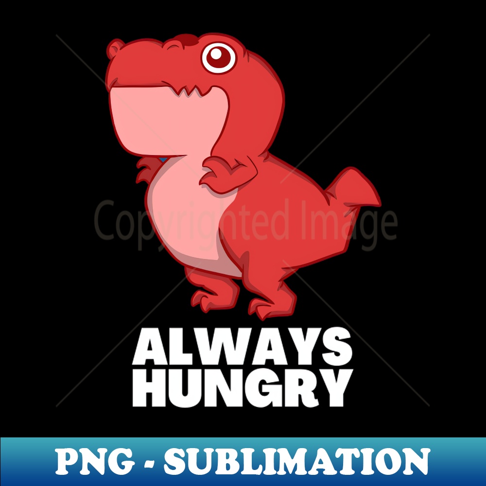 Always Hungry Red Tyrannosaurus Rex - Signature Sublimation | Inspire ...