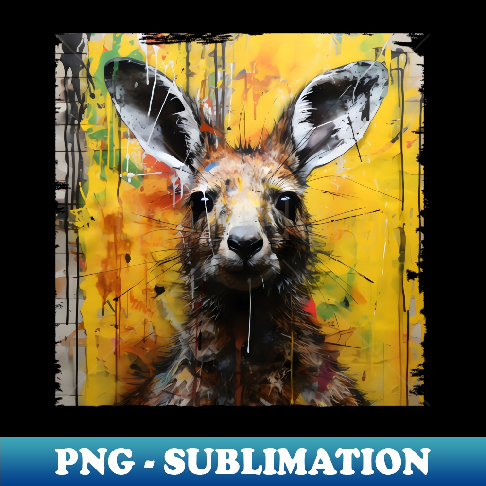 Kangaroo Graffiti - Artistic Sublimation Digital File - Unle | Inspire ...