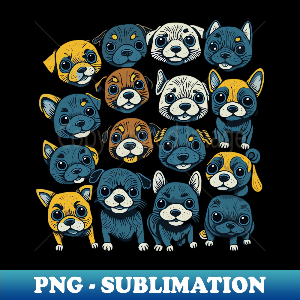 Whimsical Raccoon Pups Parade - High-Resolution PNG Sublimat - Inspire