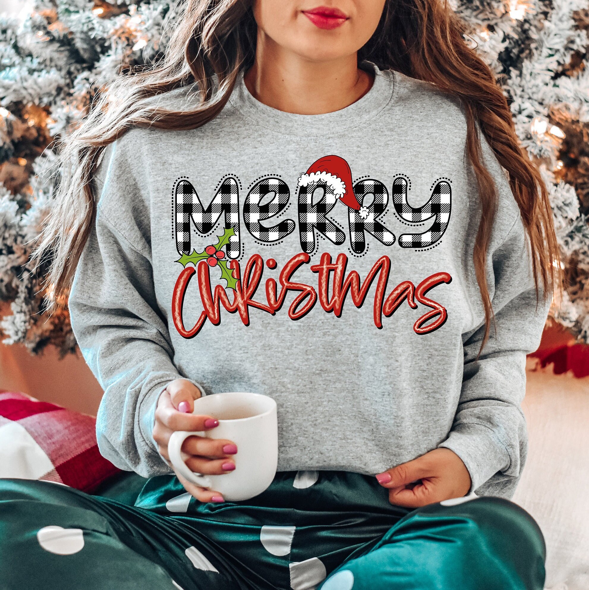 MERRY CHRISTMAS Graphic Sweatshirt main image 0