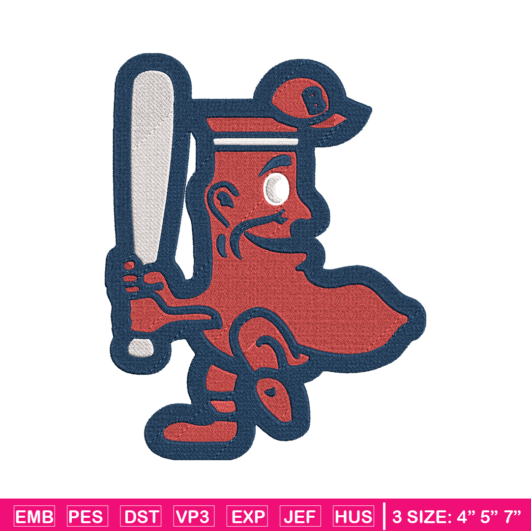 MLB RED SOX LOGO embroidery brown main image 1