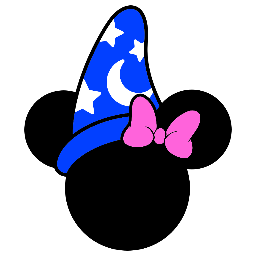 Sorcerer Hat Girl Svg, Disney Png, Disney Mickey Svg, Mickey