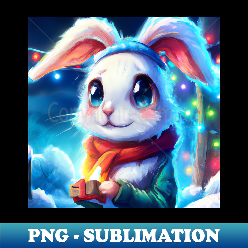 Cute Rabbit Drawing - Professional Sublimation Digital Downl | Inspire ...