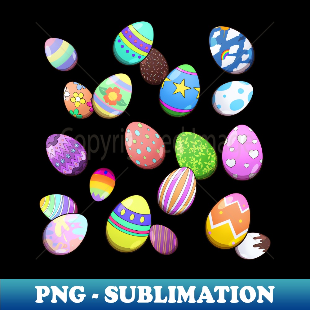 Easter Eggs Pattern - Premium PNG Sublimation File - Revolut | Inspire ...