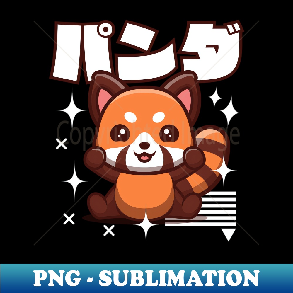 Kawaii Red Panda - Vintage Sublimation PNG Download - Create - Inspire ...