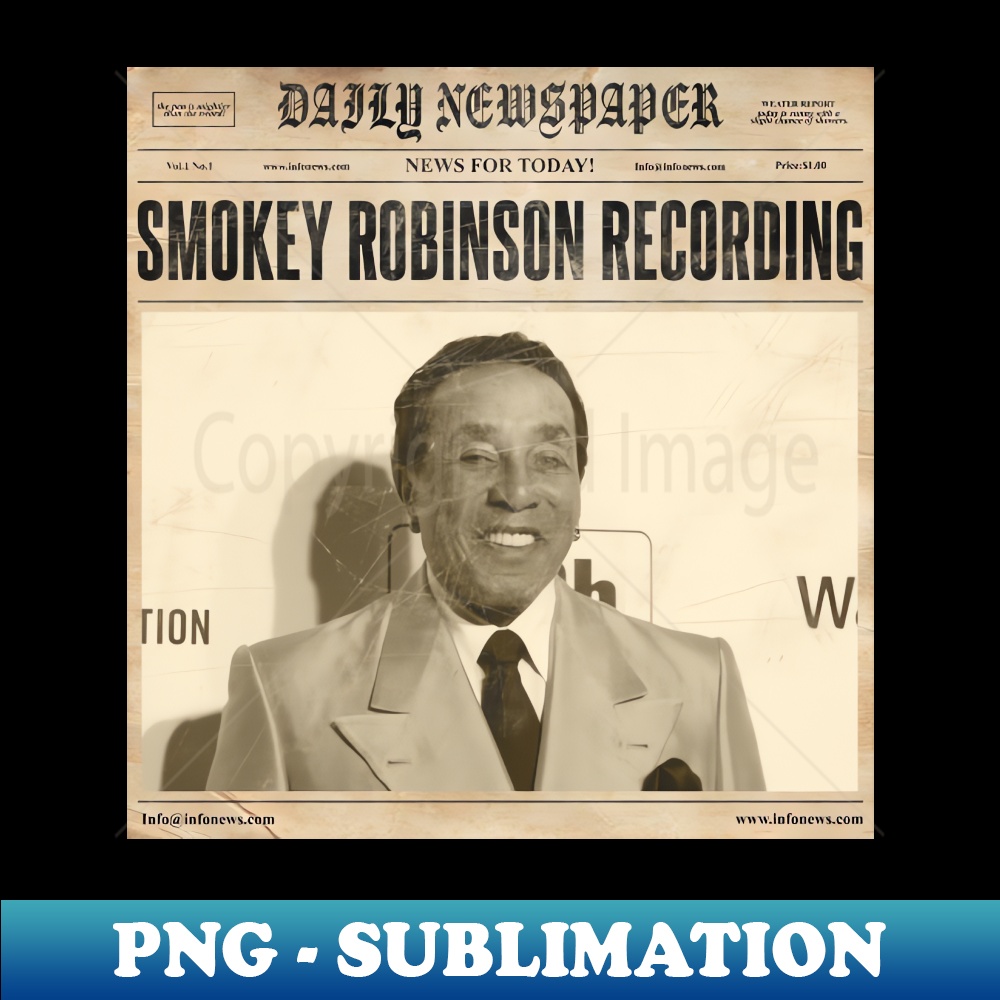 Smokey Robinson The King Of Motown - PNG Transparent Sublima | Inspire ...