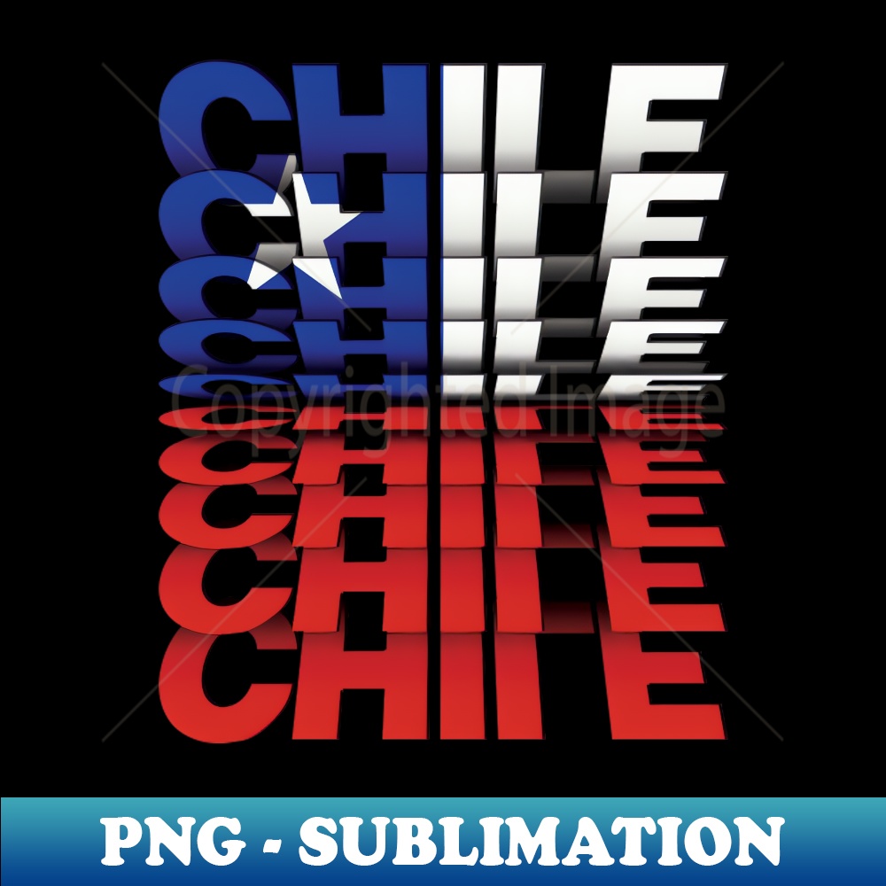 Chile Flag Flip Text effect - Elegant Sublimation PNG Downlo - Inspire ...