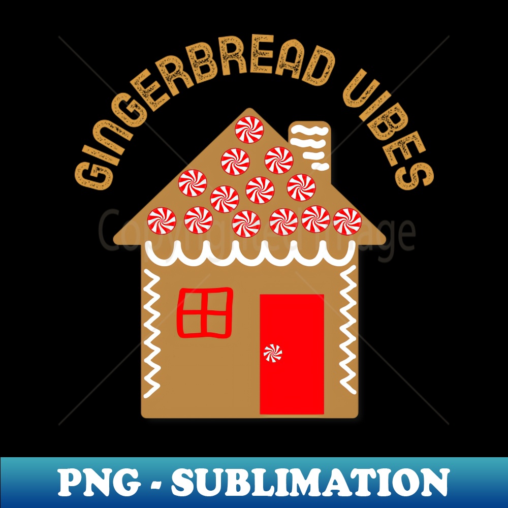 GINGERBREAD House Ginger Vibes PNG Transparent Digital Dow Inspire Uplift