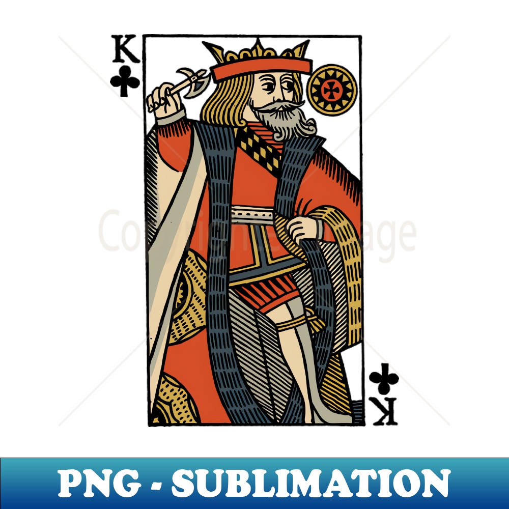 Original Standard Character of Playing Card King of Clubs - | Inspire ...