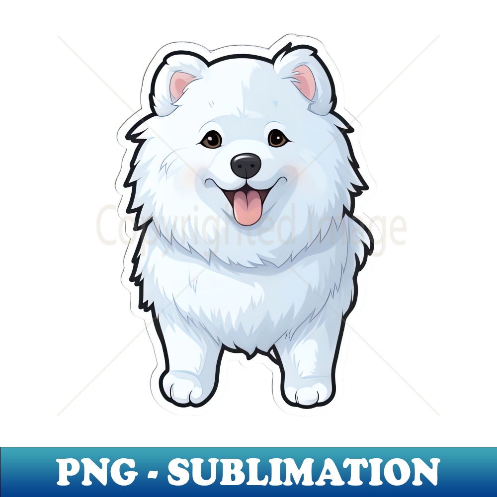 Cute Big White Dog Artistic Sublimation Digital File Bol Inspire Cute big white dog artistic sublimation digital file bol inspire
