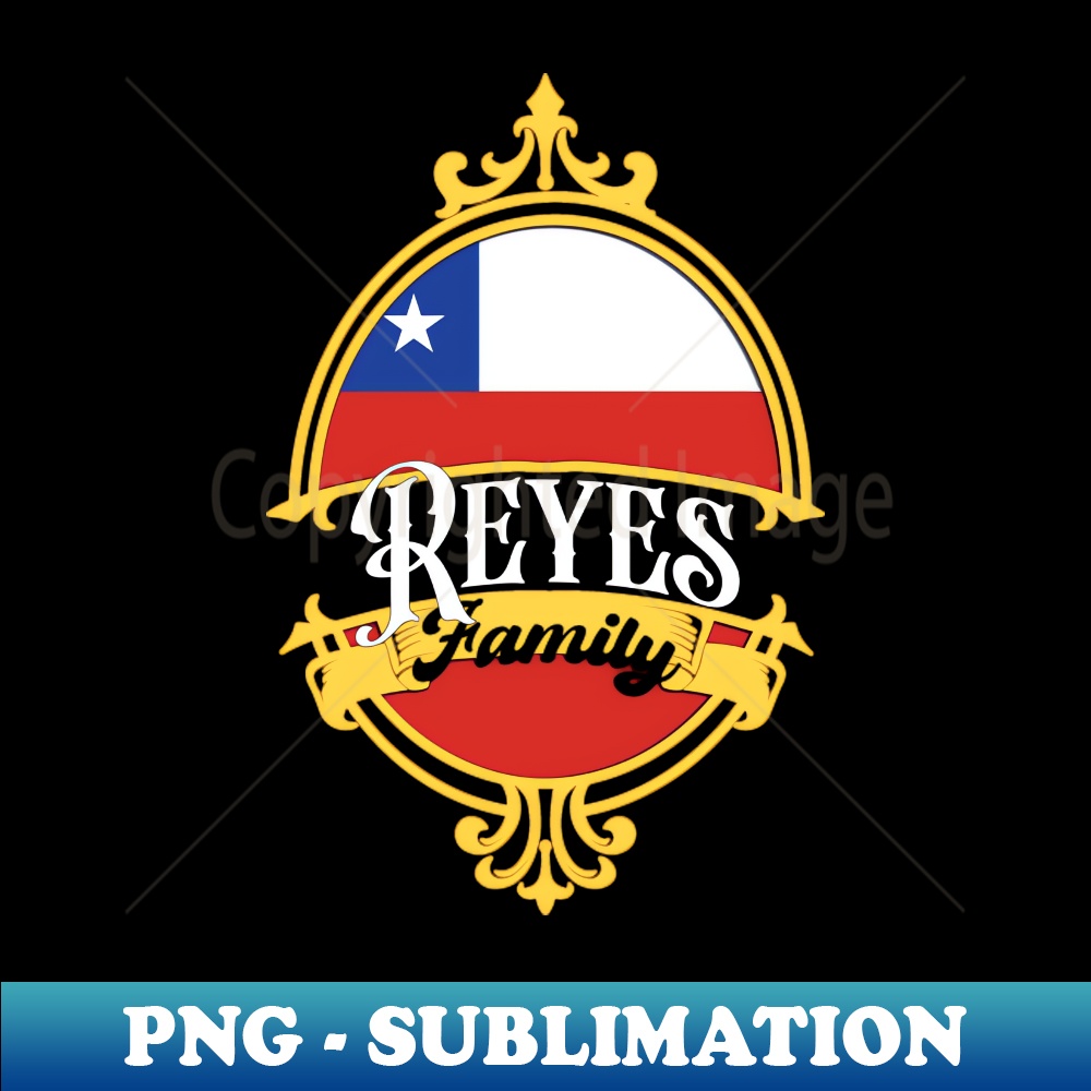 Reyes Family - Chile Flag - High-Quality PNG Sublimation Dow - Inspire ...