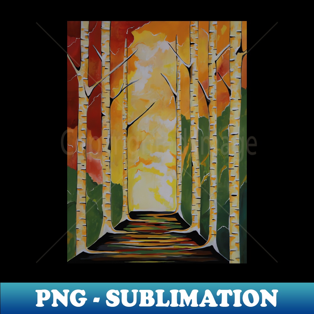 MEET Me By The Birch Trees Acrylic Painting - Exclusive Subl | Inspire ...