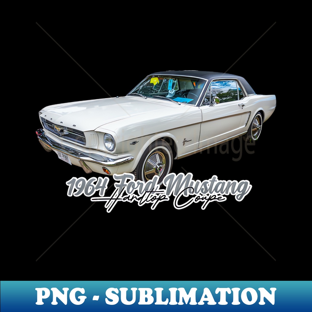 1964 Ford Mustang Hardtop Coupe - High-Resolution PNG Sublim - Inspire ...