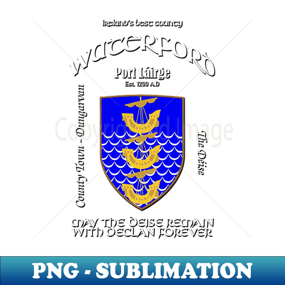 Waterford Ireland Irish Crest Coat of Arms Exclusive Subli Inspire