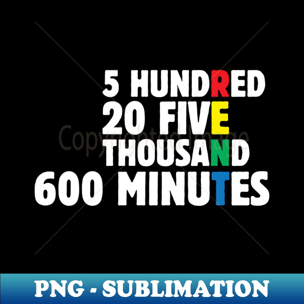 5 Hundred 20 Five Thousand 600 Minutes Quote Rent - Retro PN | Inspire