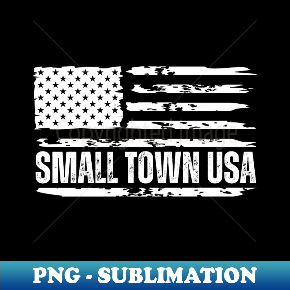 Small Town Strong USA Flag FRONT and BACK Patriotic American | Inspire ...
