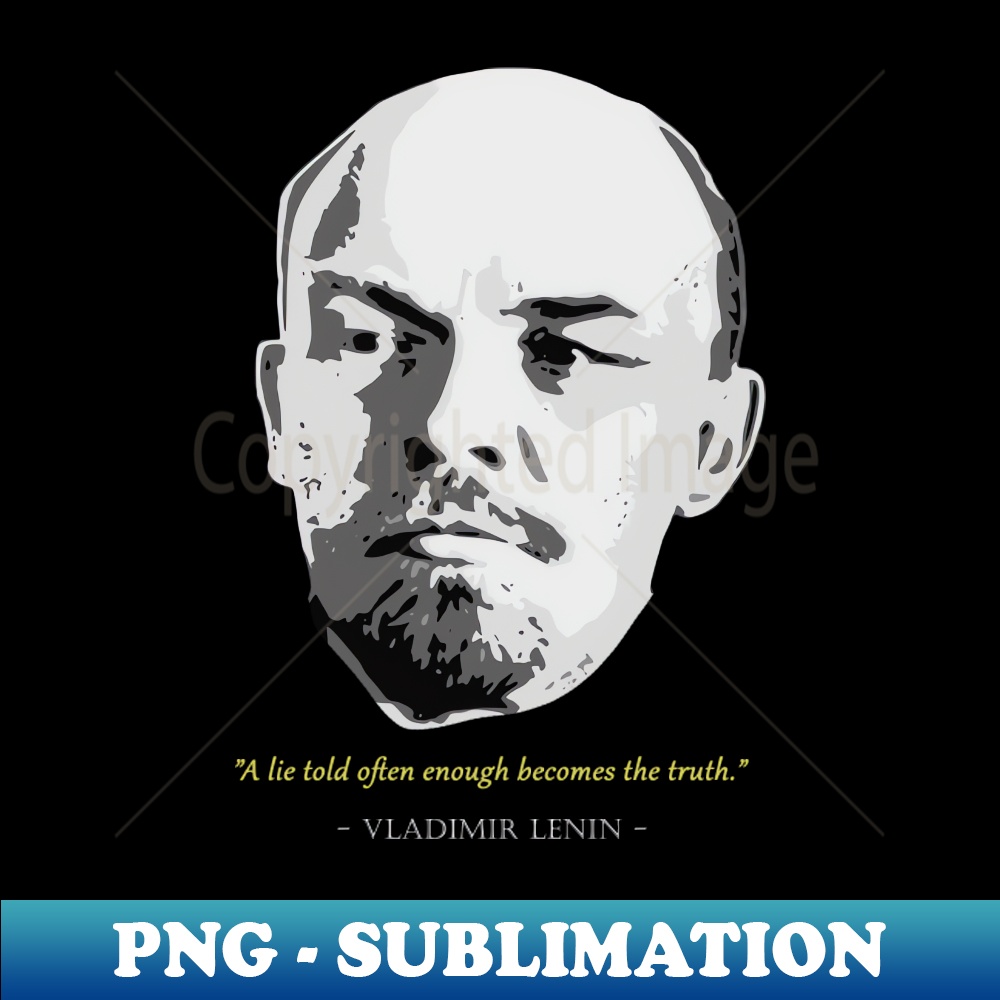 Vladimir Lenin Quote - PNG Transparent Sublimation Design - | Inspire ...