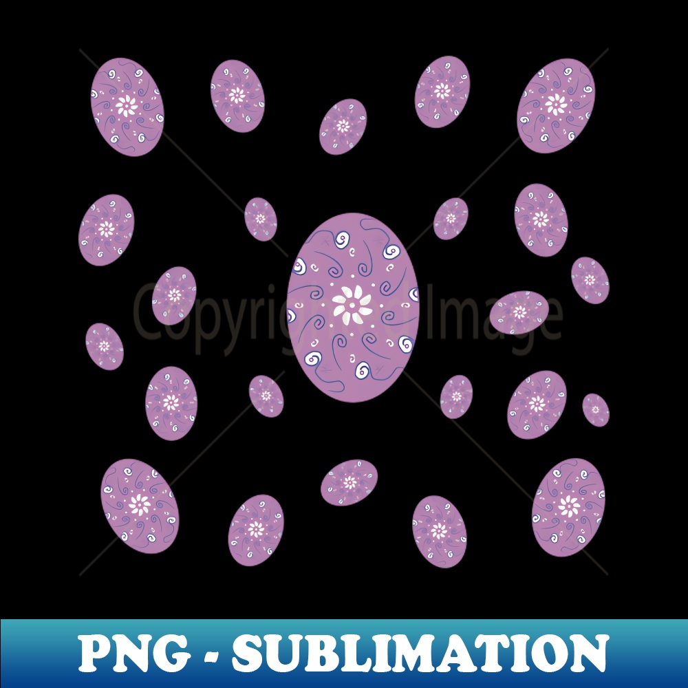 Easter Egg Pattern - PNG Transparent Sublimation Design - Tr - Inspire ...