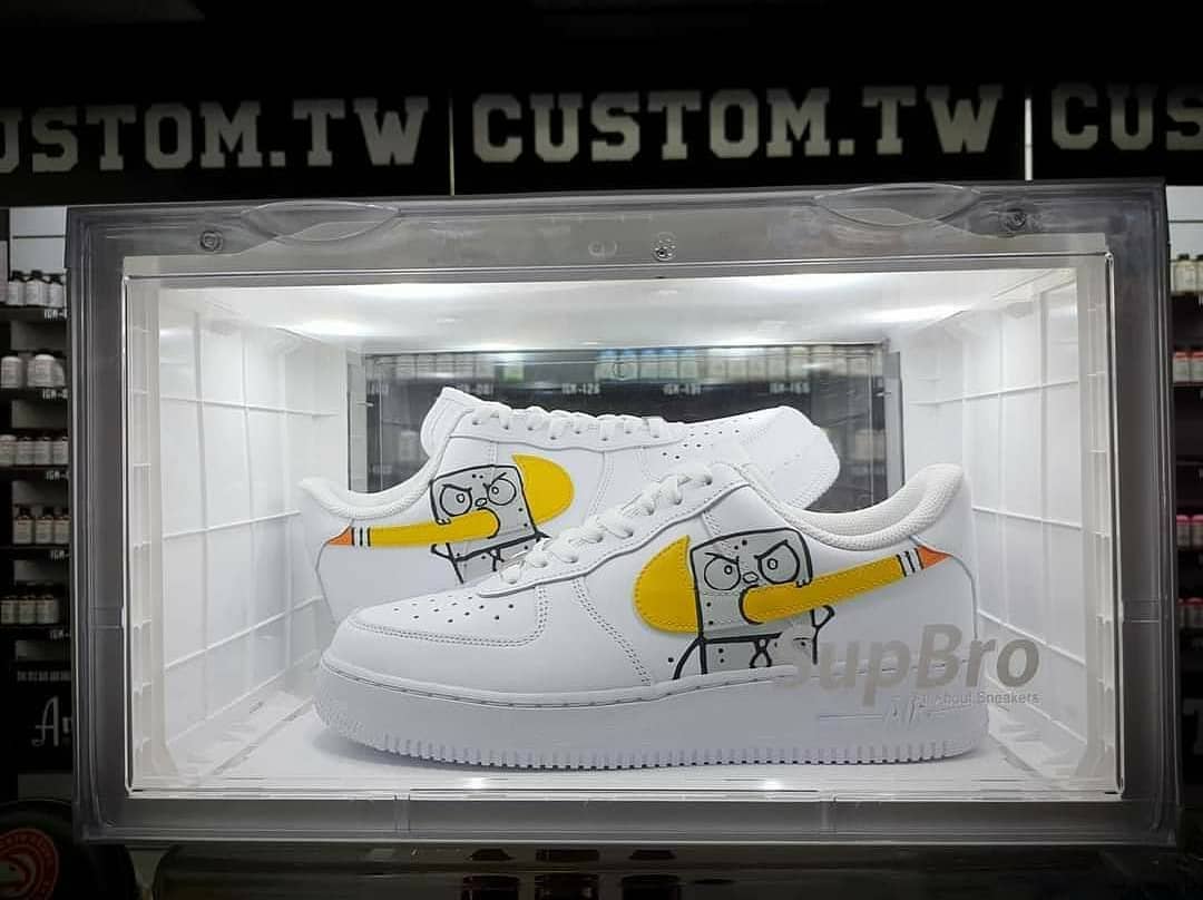 custom air force one spongebob