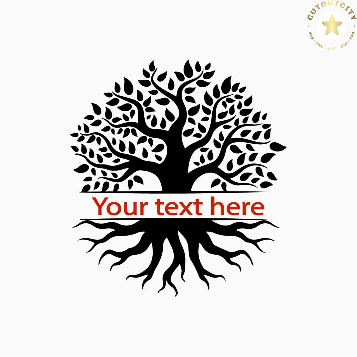 Tree of life monogram svg, Family Tree Svg, tree roots svg, | Inspire