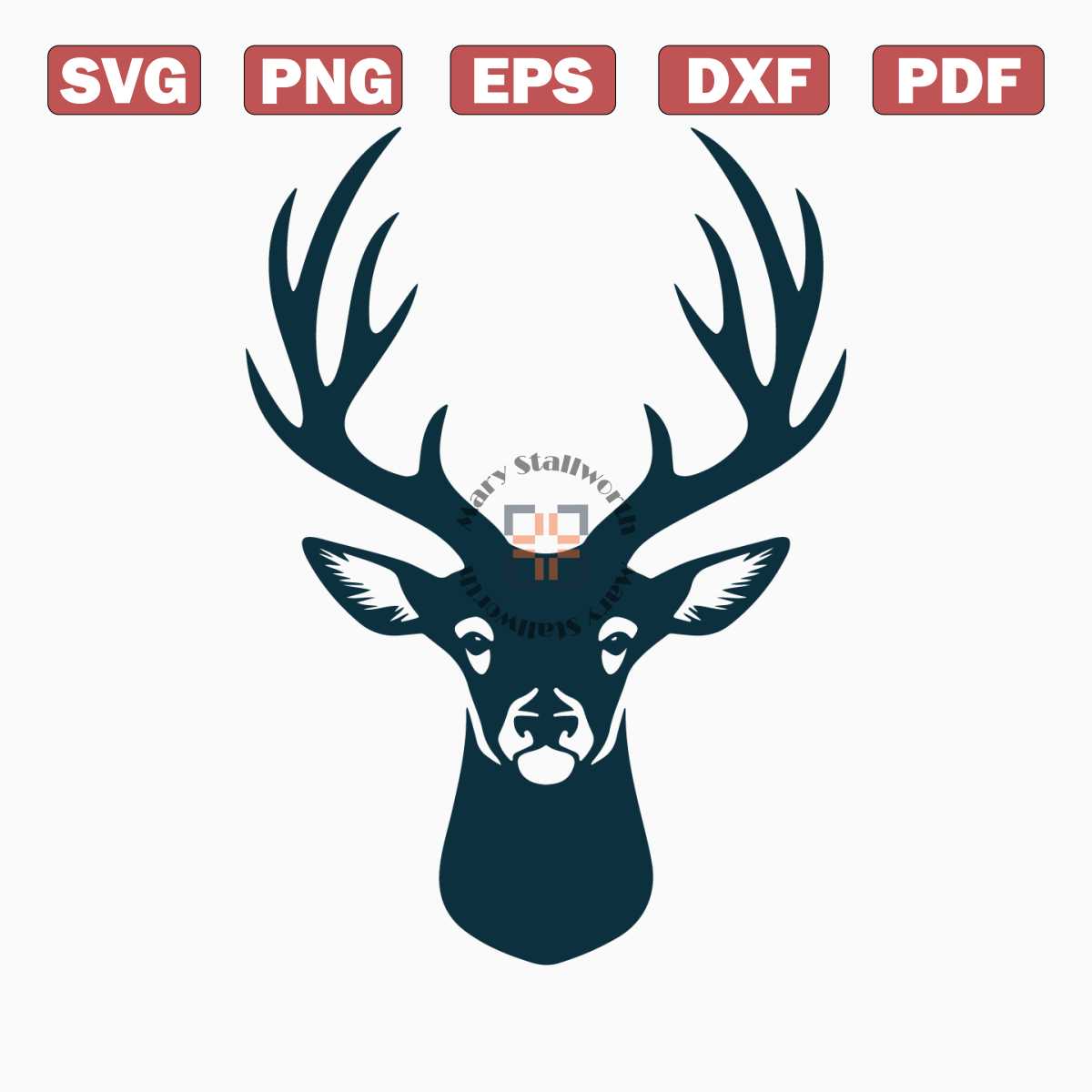 Deer Head SVG | Hunting SVG | Deer Svg | Deer Cut File | Dee | Inspire