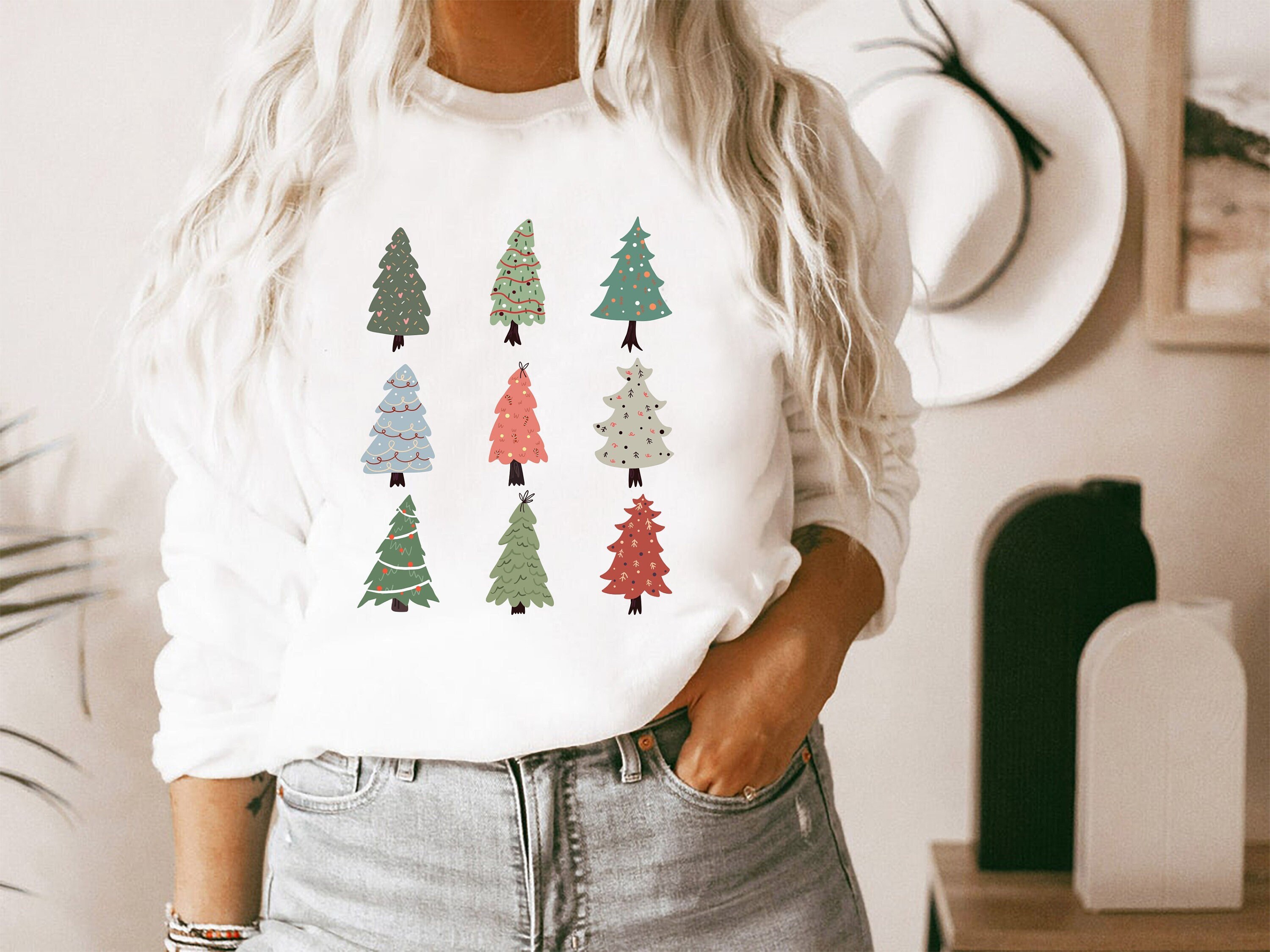CHRISTMAS TREES MINERAL GRAPHIC SWEATWHIRTS main image 1