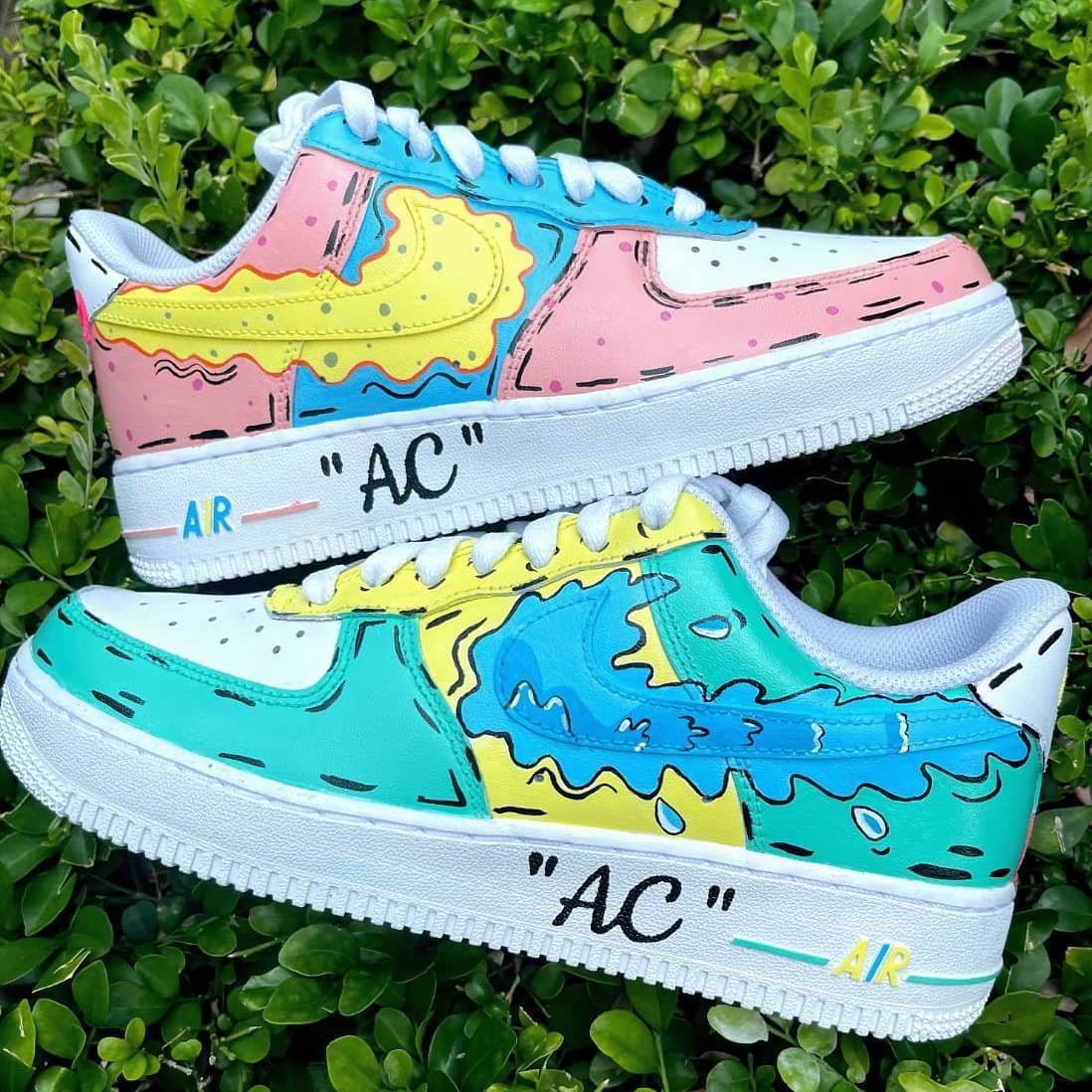 custom air force one spongebob