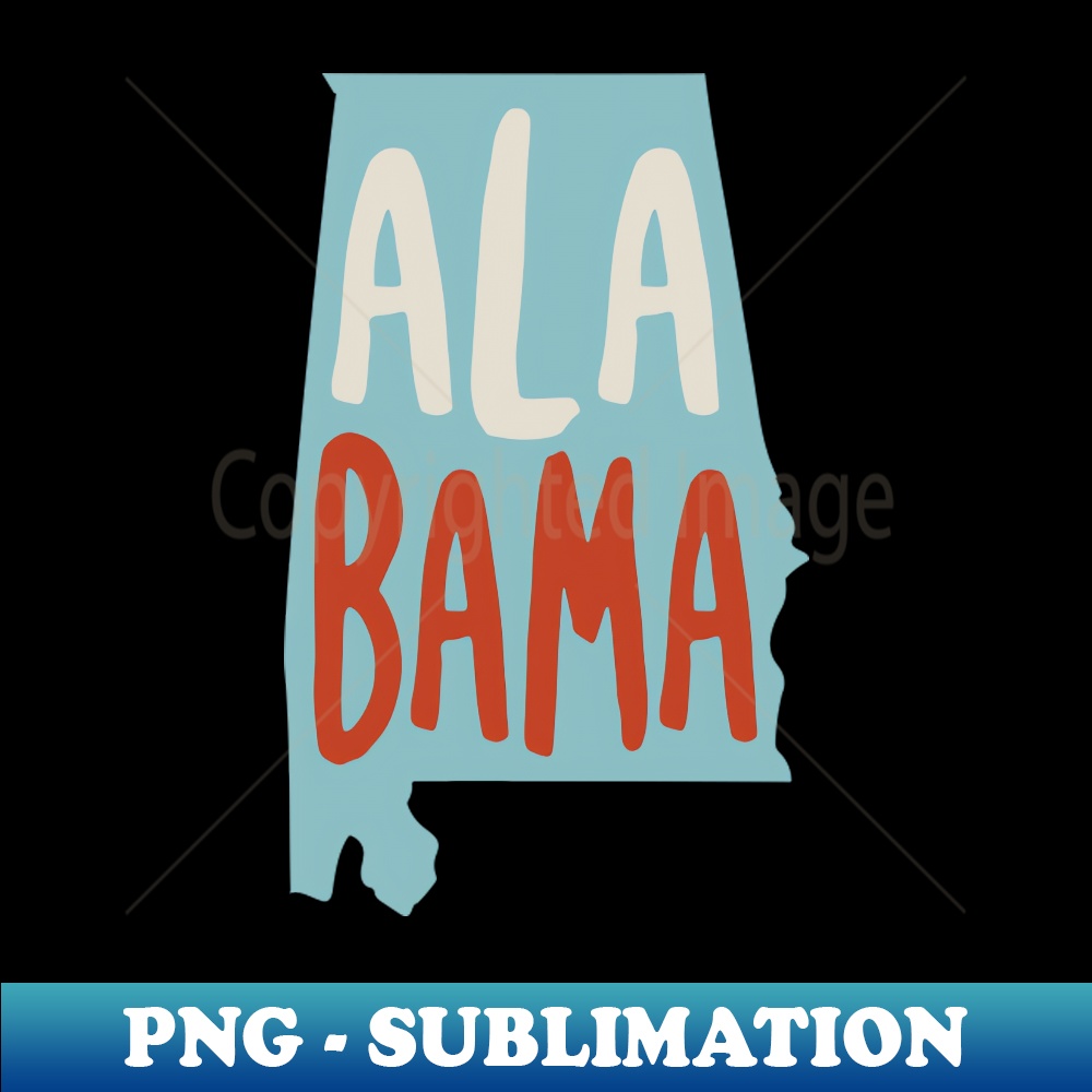 State of Alabama - High-Resolution PNG Sublimation File - Fa - Inspire ...