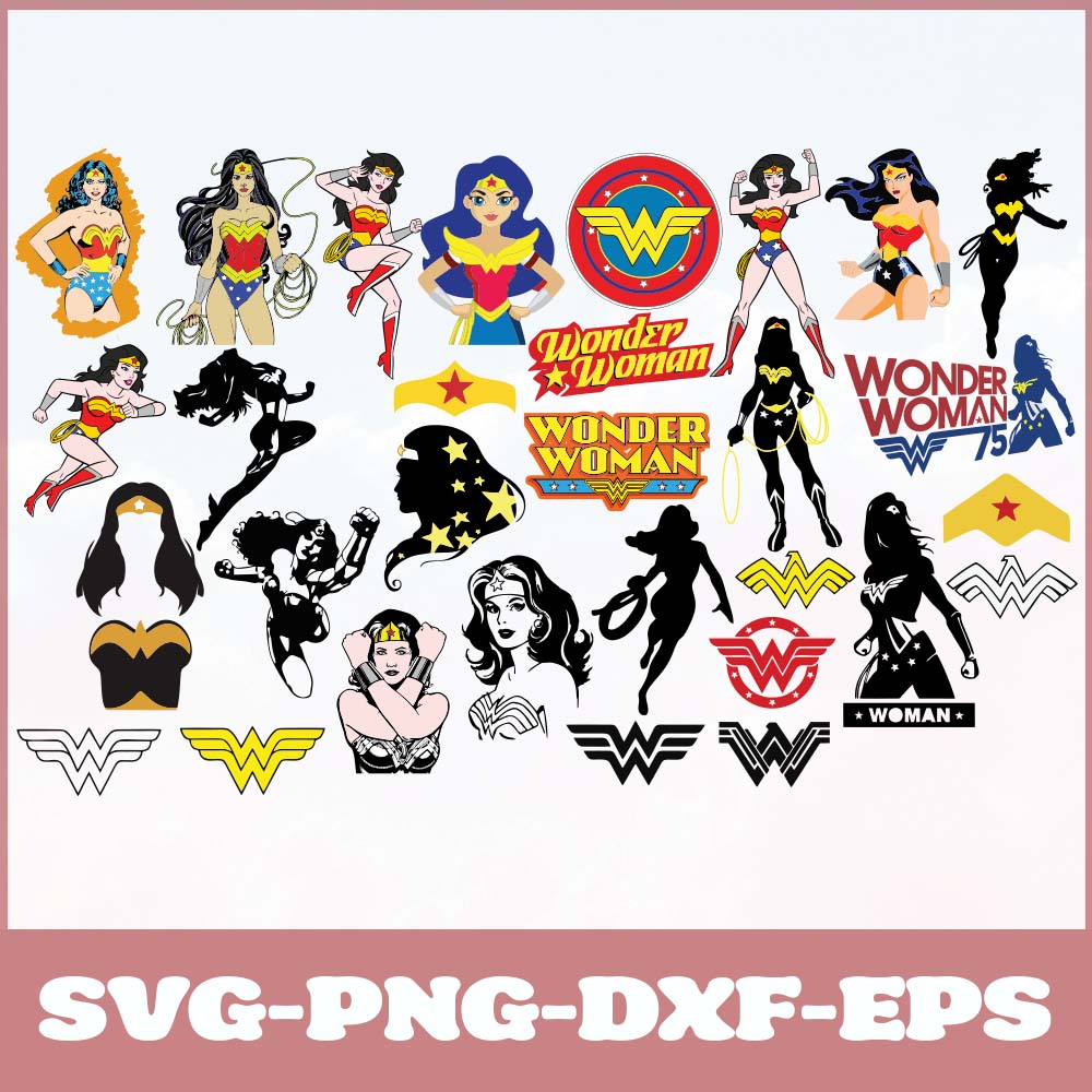 Wonder Woman bundle svg,png,dxf,Wonder Woman svg,png,dxf,mar - Inspire